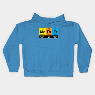 Mother with Chemistry Periodical elements for Mothers  Chemistry Sciences  Teachers and student Kids Hoodie